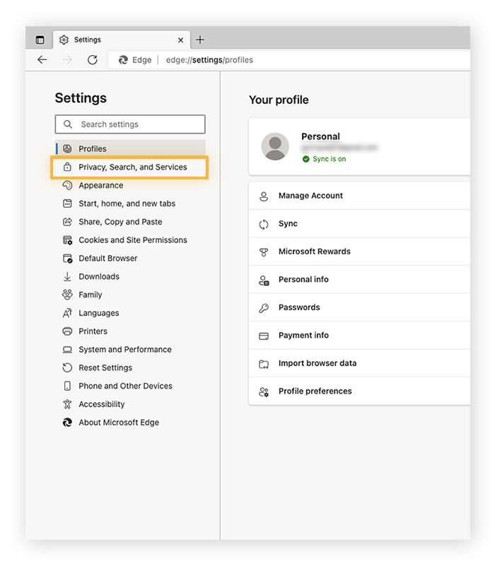 How to clear your cache in microsoft edge